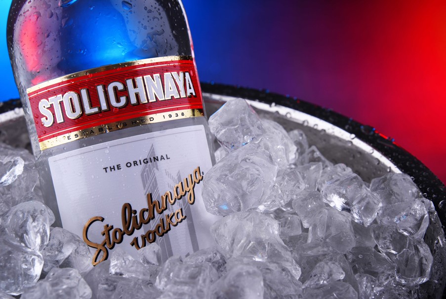 Водочные бренды Stolichnaya и Moskovskaya на свободе